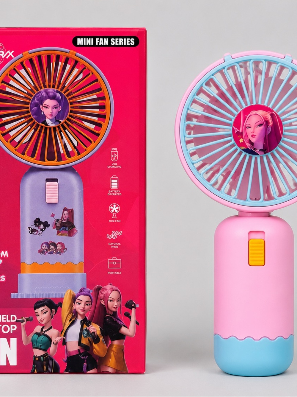 Mari Mini Handheld & Desktop USB Rechargeable Fan